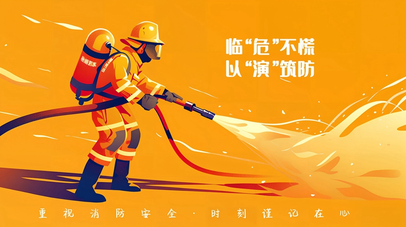 臨“?！辈换?，以“演”筑防丨圣普集團開展應急疏散和消防滅火演練活動
